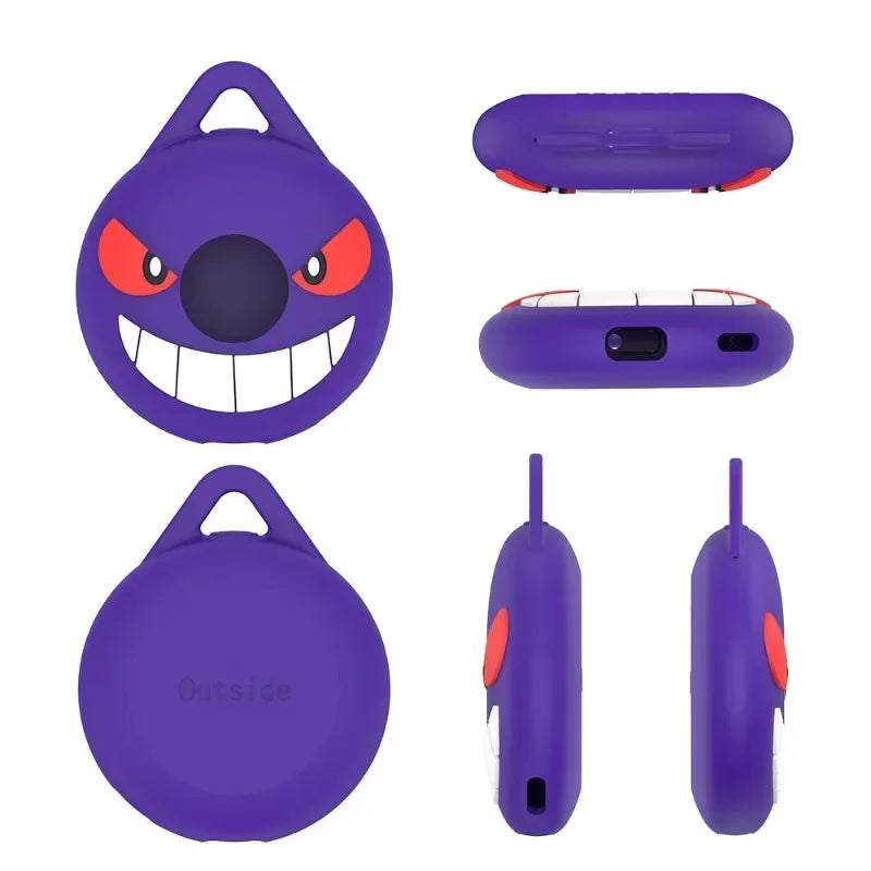 Pokemon GO Plus + Silicone Anime Case with Lanyard Protective Shell for Pokemon GO PlusPlus